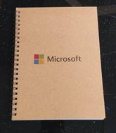 Recycled paper diary and notepads